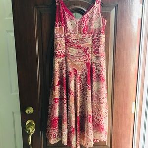 Silk summer dress